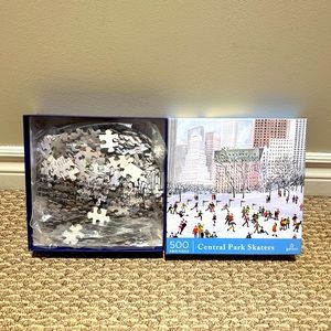Galison 500 piece puzzle—Central Park Skaters